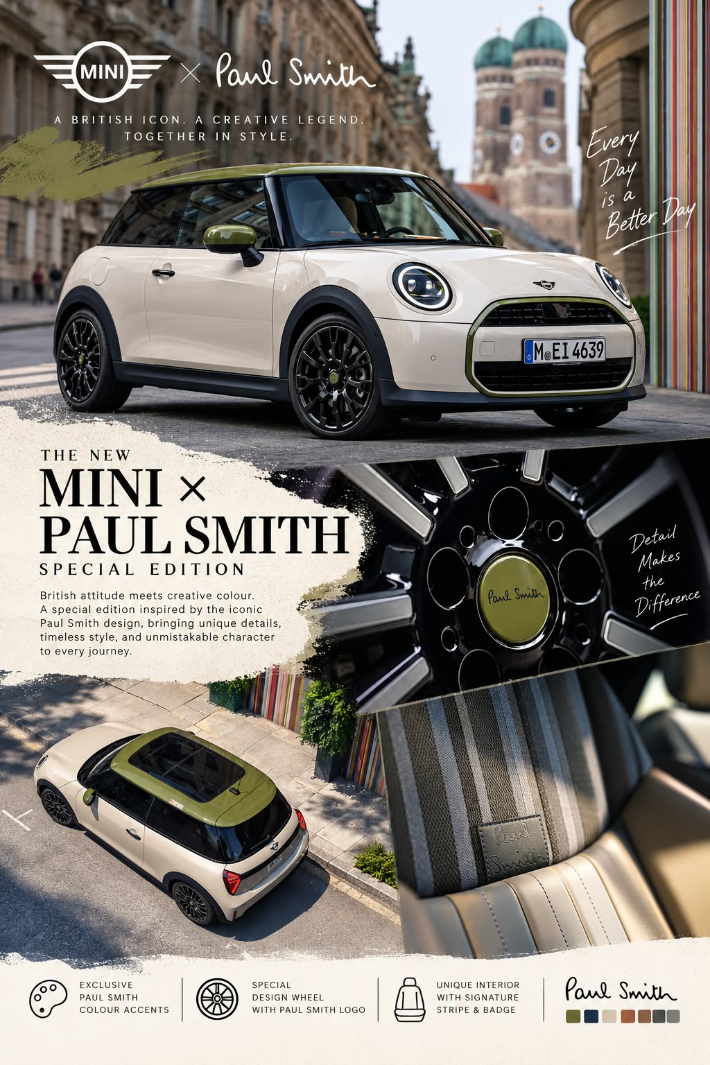 MINI x Paul Smith: Sebuah MINI dengan Karakter yang Berbeda MINI x Paul Smith: Sebuah MINI dengan Karakter yang Berbeda